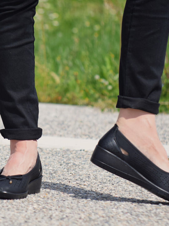 Anatomic Leather Ballerinas Black
