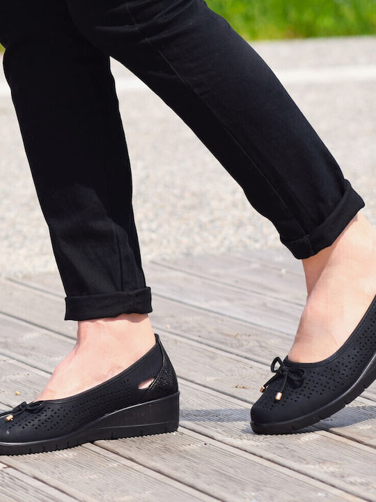 Anatomic Leather Ballerinas Black