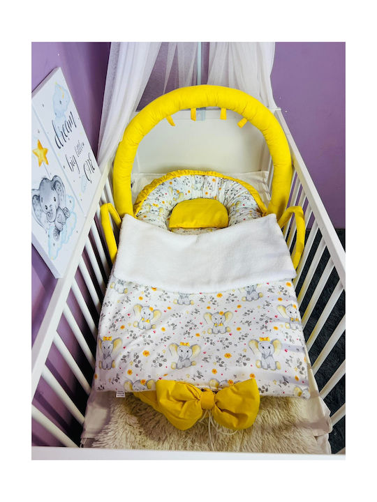 Βρεφικό Μαξιλάρι Φωλιά Yellow