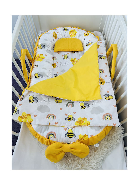 Baby Nestkissen Yellow