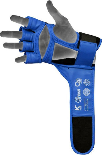 Grappling Gloves Aura Plus T-17 Blue Black Xl
