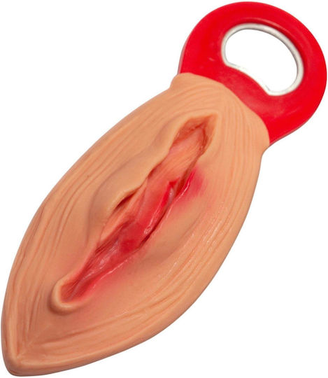 Kinky Pleasure Ds014 Pussy Flaschenöffner Ausgefallenes Spaßwerkzeug Silber