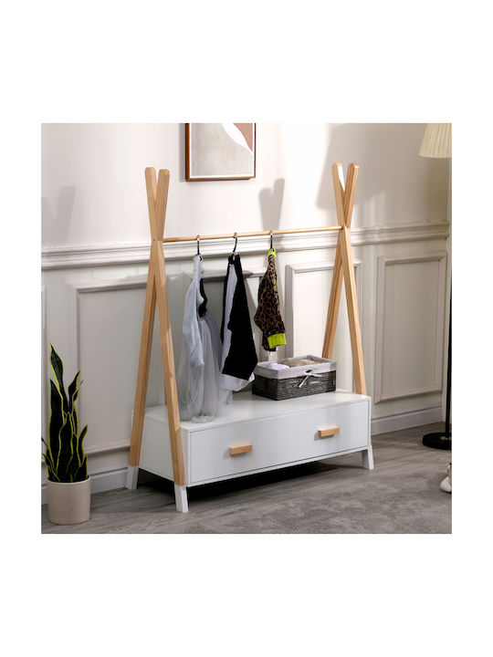 HomeMarkt Kids Wall Hanger Wooden 80x40x130cm HomeMarkt Kids Wall Hanger Wooden 80x40x130cm