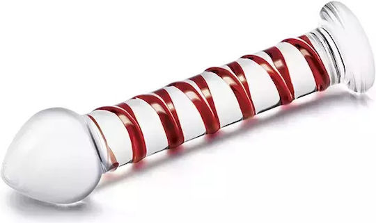Glas Mr Swirly Dildo din sticlă 20.3cm