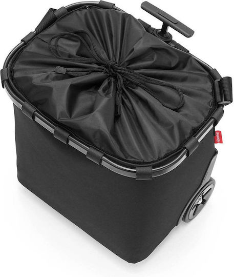 Carrycruiser Υφασμάτινο Καρότσι Λαϊκής Μαύρο 32x32x32cm