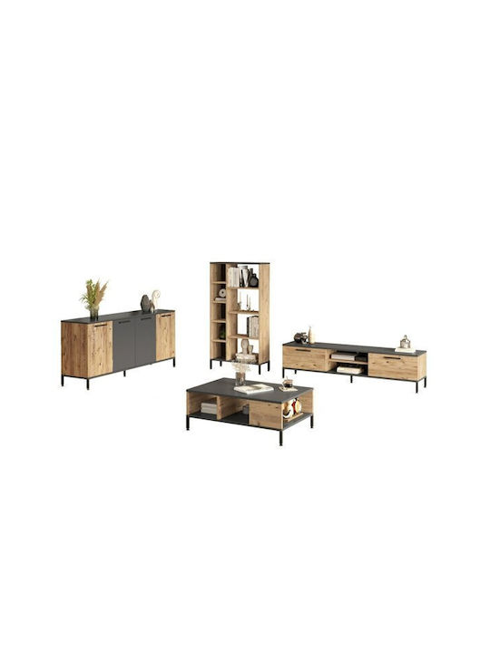 Животно помещение ТВ единица Kailua 729 Anthracite, Brown