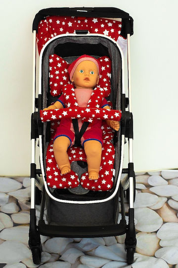 Kinderwagenabdeckung Rot
