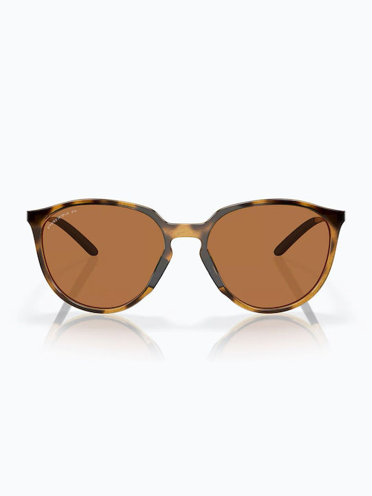 Oakley Sielo Male Sunglasses With Brown Tartaruga Horn-Rimmed Frame And Brown Polarized Lens OO9288-03