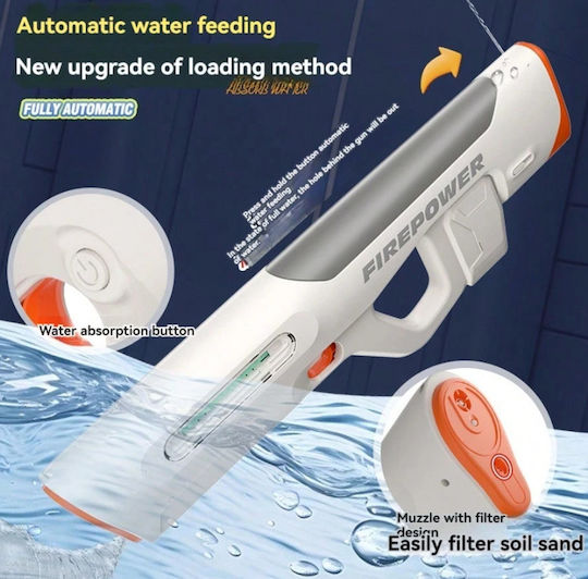 Electric Water Blaster Automatic Absorption White