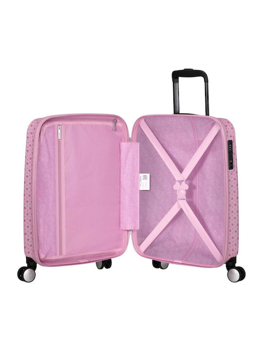 American Tourister Funlight Disney Kabinenkoffer Minnie Lenticular Pink