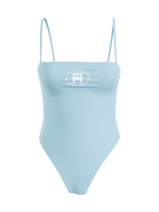 One Piece Swimsuit Light Blue
