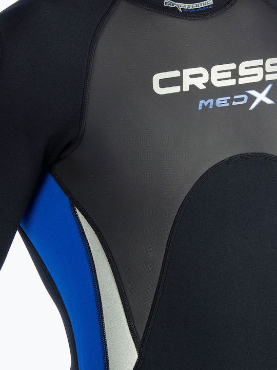 Costum de neopren Cressi Med X pentru bărbați 2,5 mm negru albastru mărimea S 2