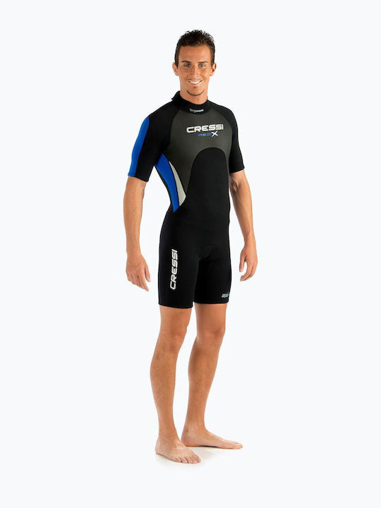 Costum de neopren Cressi Med X pentru bărbați 2,5 mm negru albastru mărimea S 2