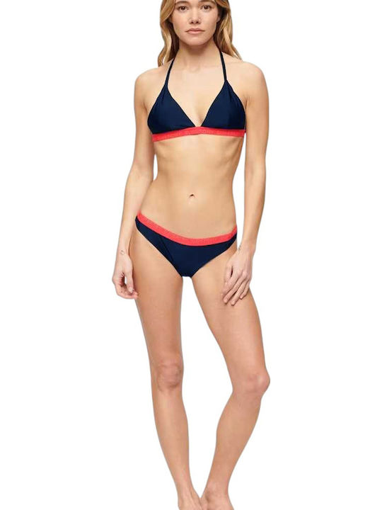 Elastic Classic Bikini Slip Navy Μπλε