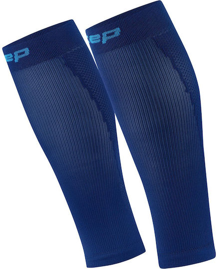 Mâneci de Compresie pentru Gambe Cep Run 5.0 Bărbați Albastru Închis Albastru