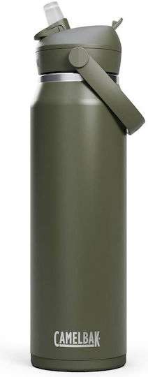 Camelbak Thrive Flip Straw Insulated Sst 950 Ml Travel Bottle Moss