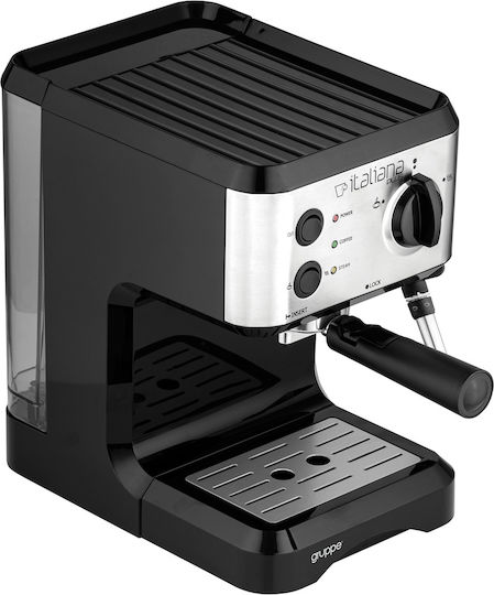 Gruppe Italiana Plus Automatic Espresso Machine 1050W Pressure 20bar Silver
