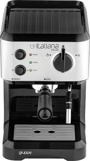 Gruppe Italiana Plus Automatic Espresso Machine 1050W Pressure 20bar Silver