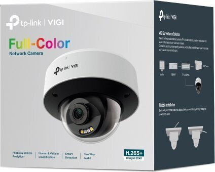 TP-LINK VIGI InSight S245 v1 IP Cameră de Supraveghere Full HD+ 4MP Rezistentă la apă cu Comunicare Bidirecțională și Lentilă 2.8mm