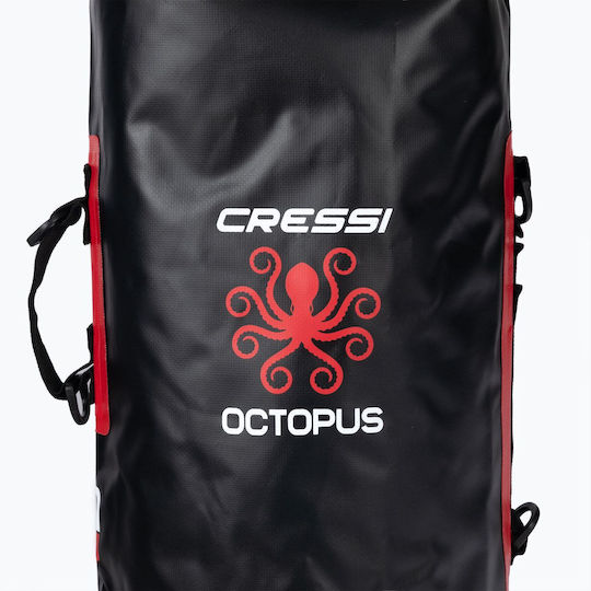 CressiSub Octopus Στεγανός Σάκος Πλάτης / Χειρός 30lt Μαύρος