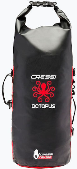 CressiSub Octopus Στεγανός Σάκος Πλάτης / Χειρός 30lt Μαύρος