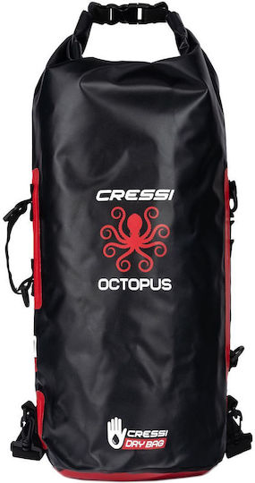 CressiSub Octopus Στεγανός Σάκος Πλάτης / Χειρός 30lt Μαύρος