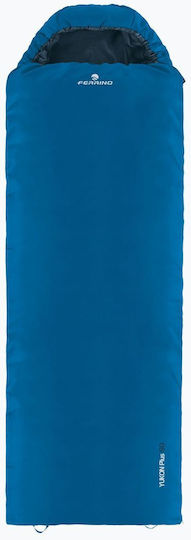 Ferrino Sleeping Bag Single 2 Seasons Plus Sq Blue