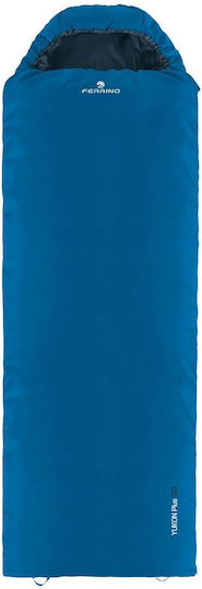 Ferrino Sleeping Bag Single 2 Seasons Plus Sq Blue