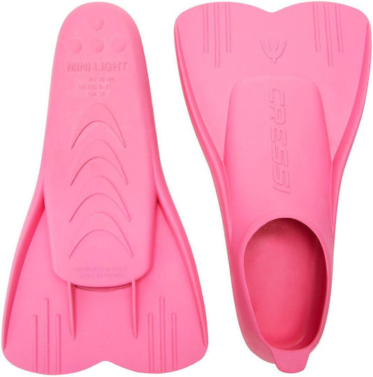 CressiSub Flippers Swimming Fins Short Pink