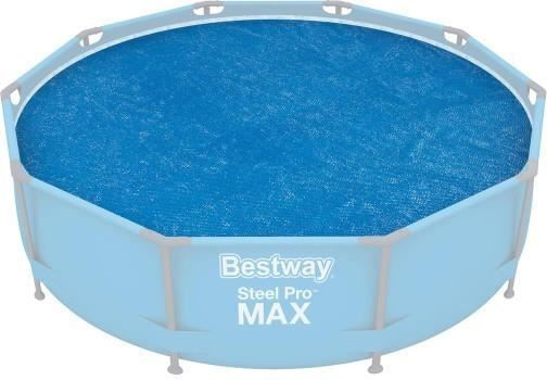 Синьо соларно покривало за басейн Bestway Flowclear 244 см кръгло, 210 см