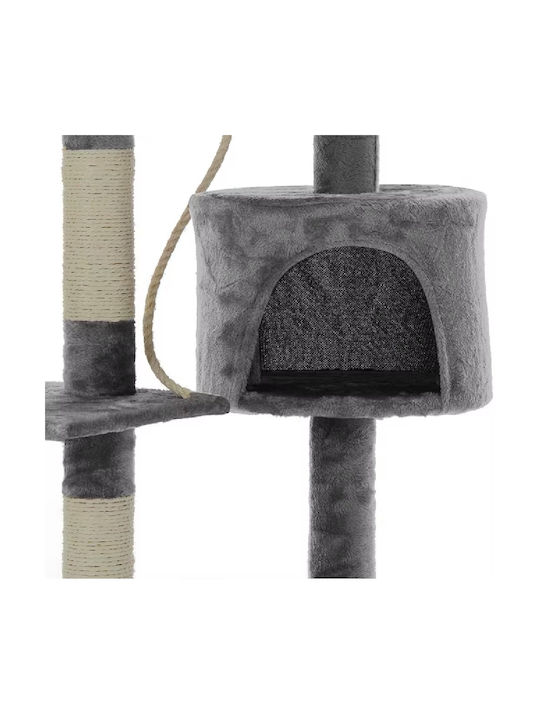 Zonă de joacă pentru pisici Cadoca 112 X 67 X 55 cm 3 compartimente de relaxare Gri