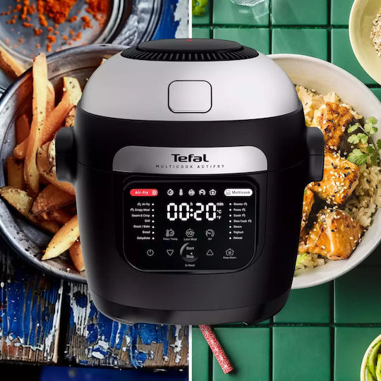 Tefal Πολυμάγειρας 1334W Μαύρος