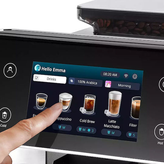 De'Longhi Primadonna Automatische Espressomaschine 1450W Druck 19bar für Cappuccino Kaffee ECAM630.75TM