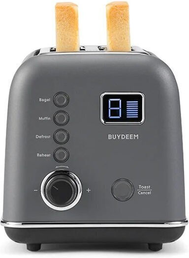 Buydeem DT730E Тостер Двуместна 900W Сив