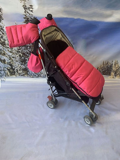 Sac de picioare pentru cărucior Roz