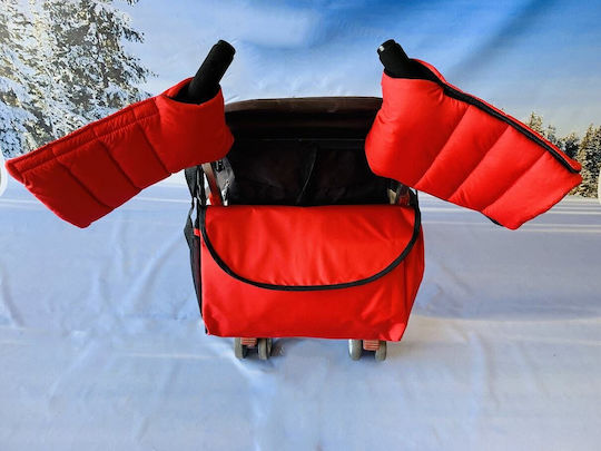 Kinderwagen-Fußsack Rot