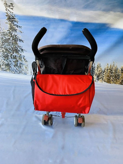 Kinderwagen-Fußsack Rot