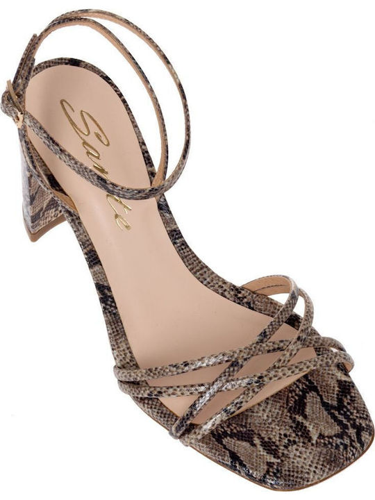 Sandalen Beige