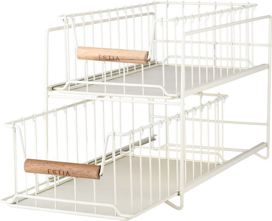 Estia Estia Tischspiel Metallische Basis Allure 20,7x36,5x25cm Beige