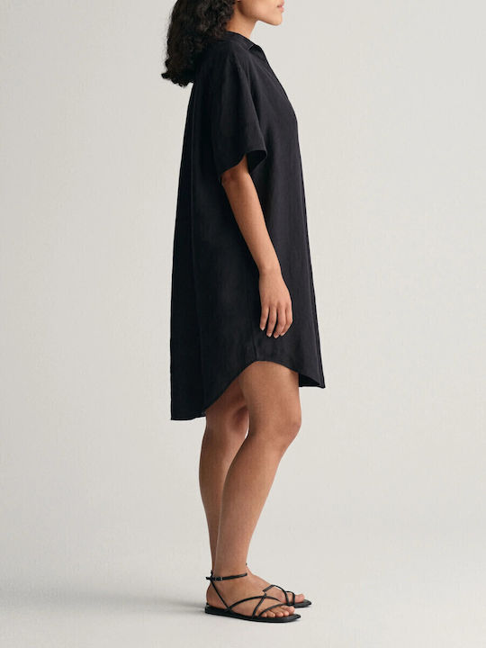 Sommer Mini Damenkleid Schwarz