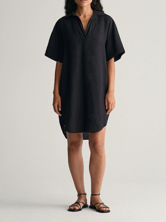 Sommer Mini Damenkleid Schwarz