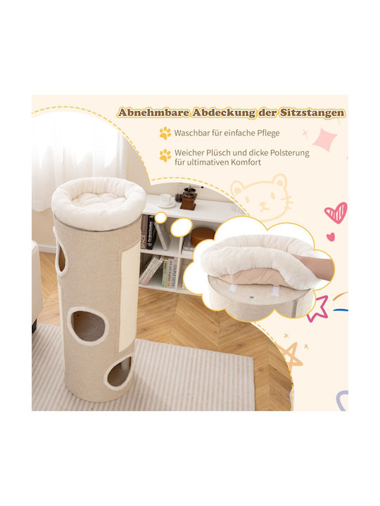 Costway Scratching Post Poles Wall Mounted 43x43x113cm