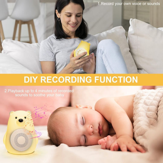 Mama Said Schlafspielzeug aus Silikon mit Musik, Licht und Geräuschen für 0++ Monate