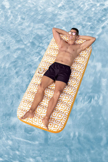 Bestway Aufblasbare Pool-Matratze Orange 183x84cm