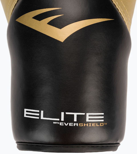 Everlast Elite 10 Γάντια Πυγμαχίας για Αγώνα Χρυσά
