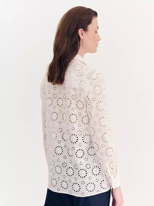Women's Long Sleeve Shirt White
