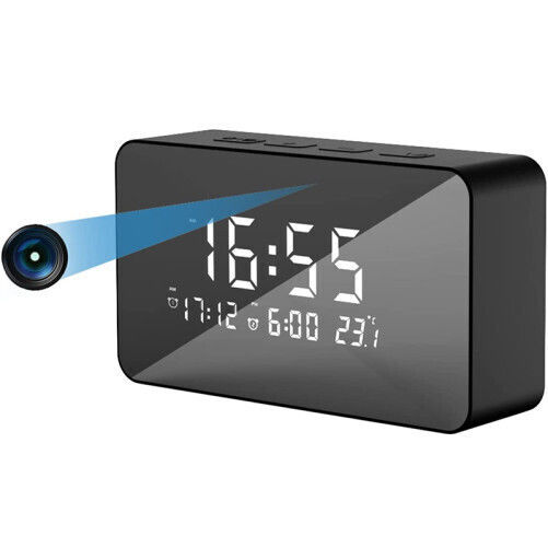 Hidden Camera WiFi Clock 1080p with Memory Card Slot