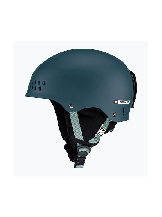 K2 Emphasis Женски Каска за Ски и Сноуборд Pearl Dark Teal