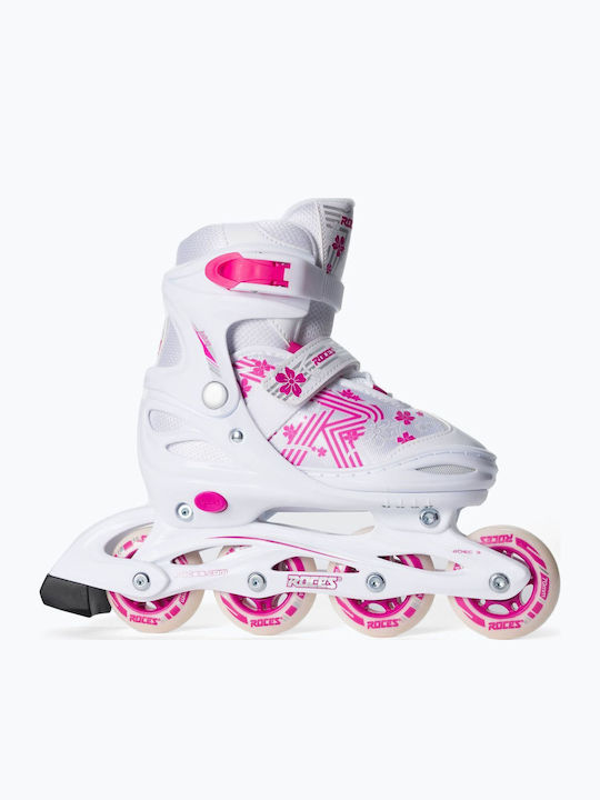 Roces Jokey 3.0 Inline Αυξομειούμενα Rollers Λευκά Παιδικά