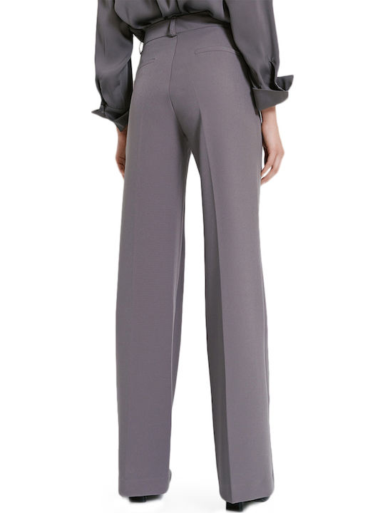 Access Women's Fabric Trousers Straight Gray Access Women's Fabric Trousers Straight Gray